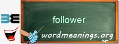 WordMeaning blackboard for follower